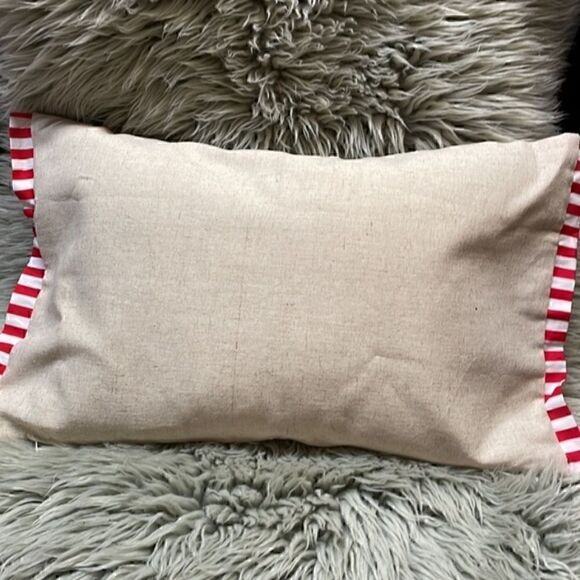Ahoy decorative accent toss pillow. - Picture 2 of 4